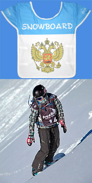 Манишки для сноуборда от компании StartNumber.ru